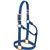 Non-Adjustable Nylon Halter, 1\ Large Horse or 2-Year-Old Draft, Blue"