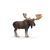 Moose Bull Figurine