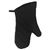 QUILTED OVEN MITT - SOLD COLOUR.  BLACK COLOURING.