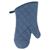 QUILTED OVEN MITT - SOLD COLOUR.  BLUE COLOURING.