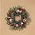 24"W HOLIDAY FROSTED PINE & BERRY WREATH W/ ORNAME