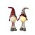 19"H B/O Lighted Plush Standing Gnomes