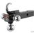 Curt Trailer Hitch Ball Mount with 3 Balls & Tow Hook 2" Receiver