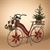 37.2"L METAL HOLIDAY BICYCLE W/ WREATH" K/D