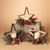 10" METAL STAR CANDLE HOLDER W/ PVC AND BERRY AND