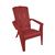 Deluxe Contour Adirondack Chair, Red Explosion