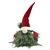 16" Red Plush Gnome In Sata Hat & Pine Body