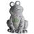 Angelo Décor Statue Frog with Solar Lights 14"