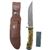 5" Fixed Blade Knife With Deer Horn Handle